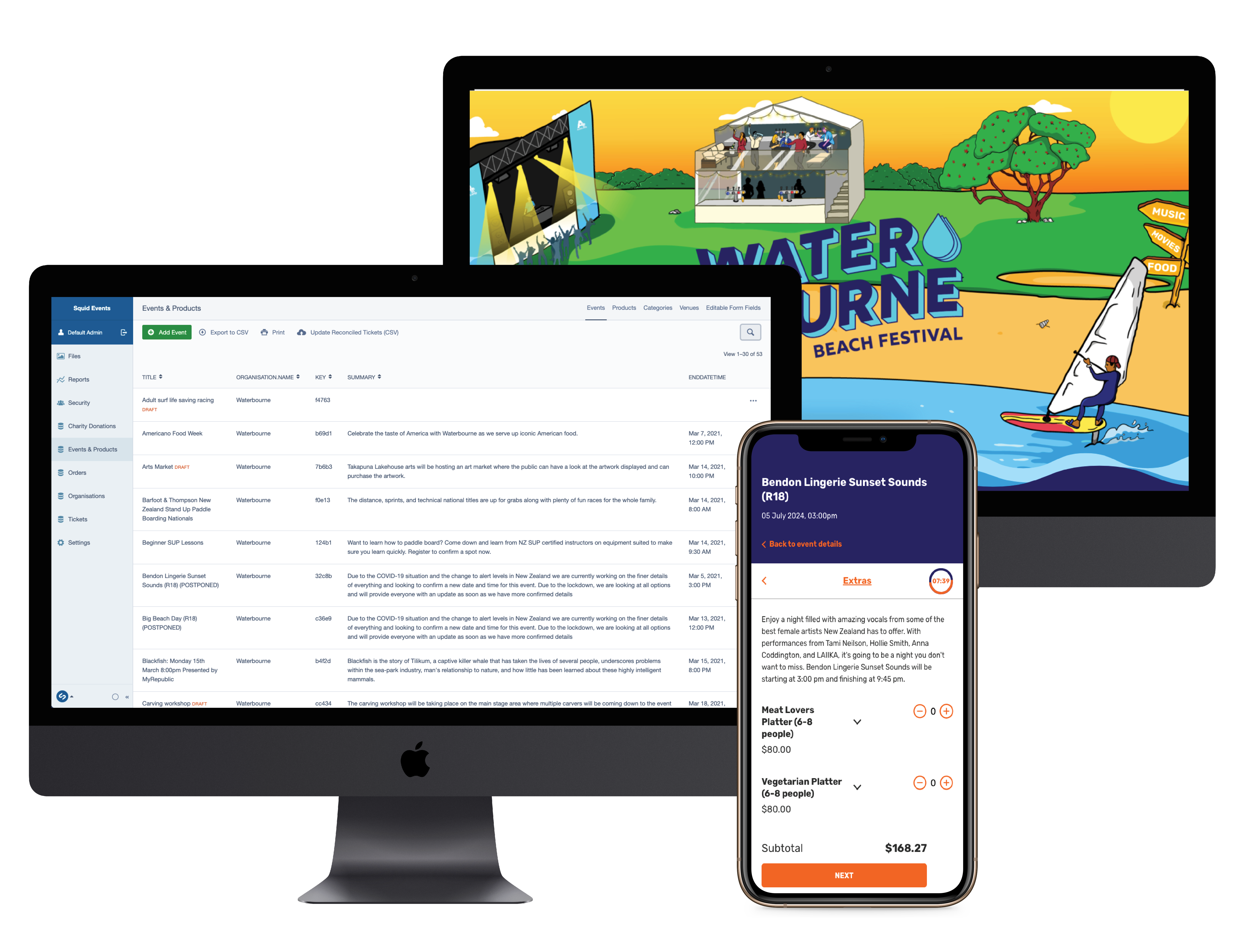 Squid Ticketing Website Example v3